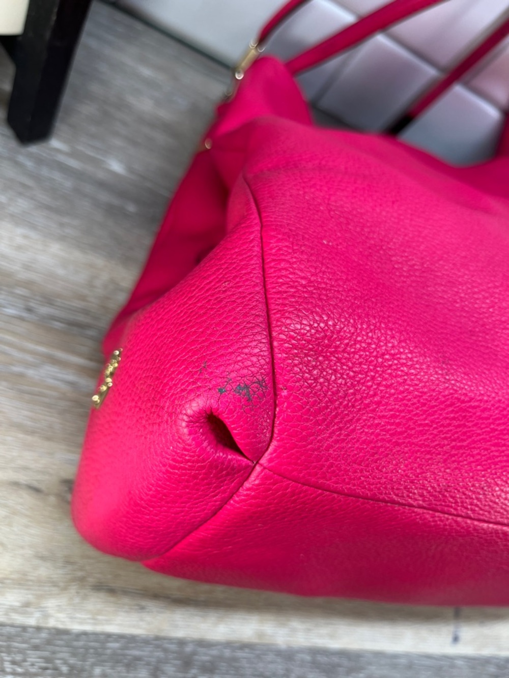 7000 Coach pink leather shoulder bag 7000COACHP - Picture 9 of 15